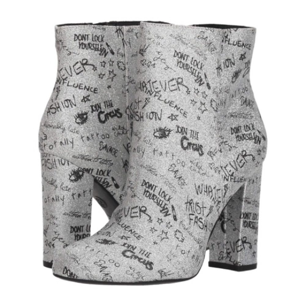 Circus by Sam Edelman Connelly Graffiti Print Boots - 8.5